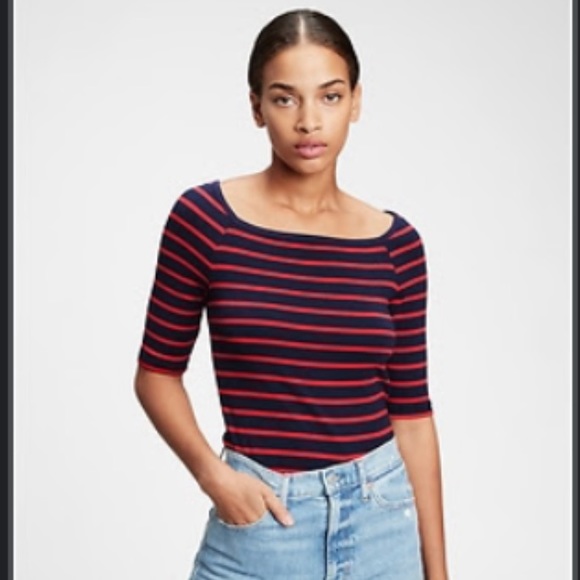 Gap Squareneck Modern Tee - Picture 1 of 3